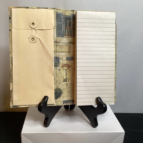 Hard Covered Note Pad and Pencil - Picture 3 of 5